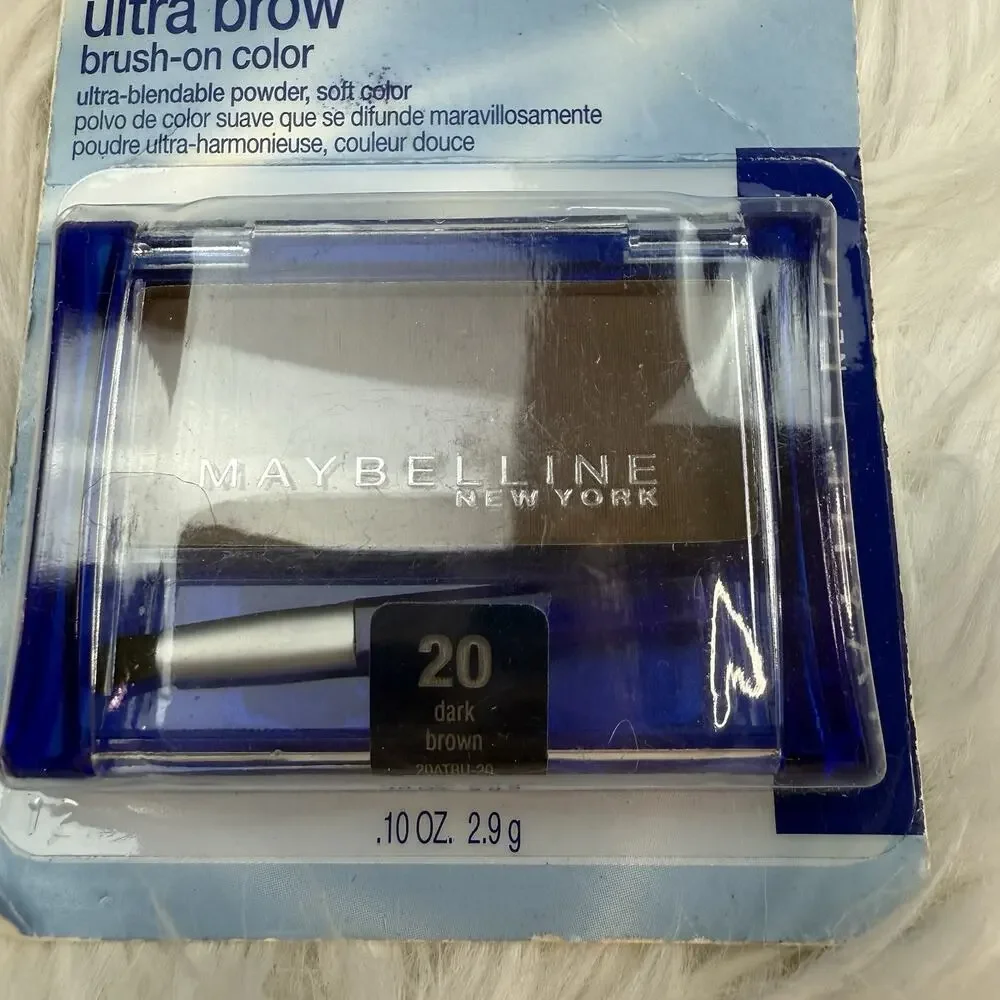 Maybelline Ultra Brow Brush On Color Dark Brown #404 598UB-20 Brow Definer